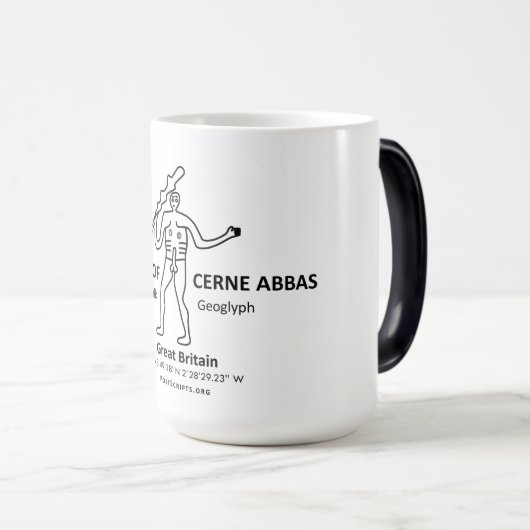 Mug Magique Géant de Cerne-Abbas (Devant droit)