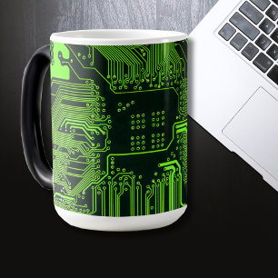 Mug Magique Geek de la carte de circuit électronique Nerd PCB 