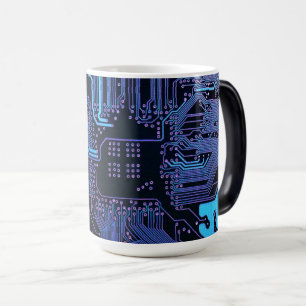 Mug Magique Geek Sortie carte de circuit électronique Nerd PCB