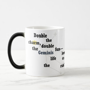 Mug Magique Gemini Fun & Inspiration Design pour un usage quot