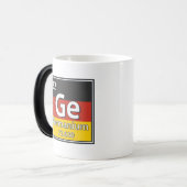 Mug Magique Germanium - Allemagne Drapeau allemand Science (Devant gauche)