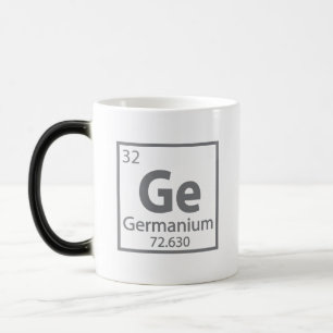 Mug Magique Germanium - Tableau périodique scientifique allema