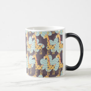 Mug Magique Giraffe et nuages
