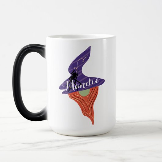 Mug Magique Gnome d'Halloween Doodles de nom d'araignée (Gauche)