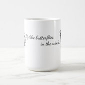 Mug Magique Gobelet avec des ailes de papillon (Centre)