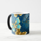 Mug Magique Golden butterflies (Devant gauche)