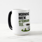 Mug Magique Golf café quotidien (Devant gauche)