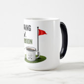 Mug Magique Golf café quotidien (Devant droit)