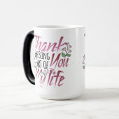 Mug Magique Gracias por estar en mi vida (Devant gauche)