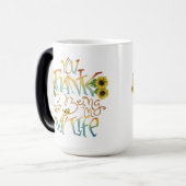 Mug Magique Gracias por estar en mi vida (Devant gauche)