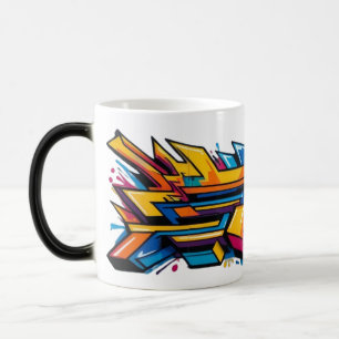 Mug Magique Graffiti urbain coloré