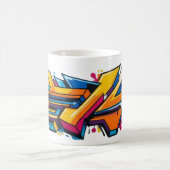 Mug Magique Graffiti urbain coloré (Centre)