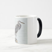Mug Magique Grand héron bleu (Devant droit)