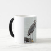 Mug Magique Grand héron bleu (Devant gauche)