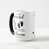 Mug Magique Grand-Parents De Chiens Promus À Grand-Mère Humain (Devant gauche)