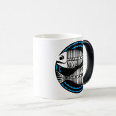 Mug Magique Graphique Poissons Skeletons (Devant droit)