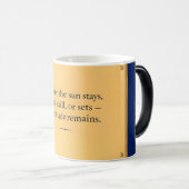 Mug Magique Gratitude Remains: Every Rhythm of Life Gratitude (Devant droit)