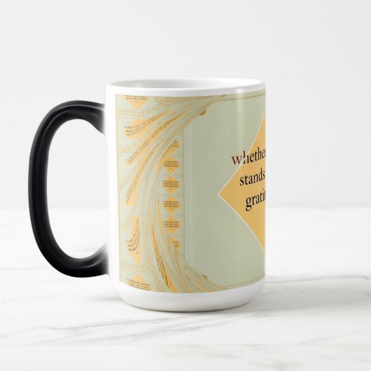 Mug Magique Gratitude Remains: Every Rhythm of Life Gratitude (Gauche)