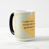 Mug Magique Gratitude Remains: Every Rhythm of Life Gratitude (Devant gauche)