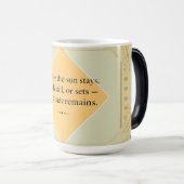 Mug Magique Gratitude Remains: Every Rhythm of Life Gratitude (Devant droit)