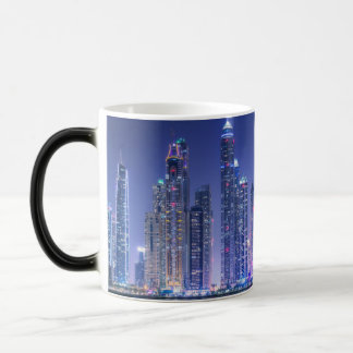 Mug Magique gratte-ciel moderne de Dubaï Corniche