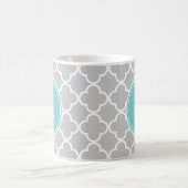 Mug Magique Gray Quatrefoil Pattern (Centre)