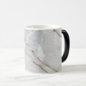 Mug Magique gris marbre clair texture arrière - plan (Devant droit)