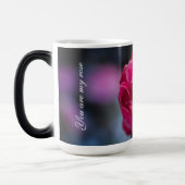 Mug Magique Grosse rose rose (Gauche)