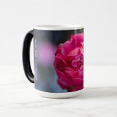 Mug Magique Grosse rose rose (Devant gauche)
