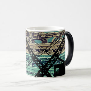 Mug Magique Grue à chenilles et grue