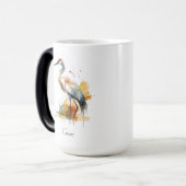 Mug Magique Grue d'errance, personnalisée (Devant gauche)