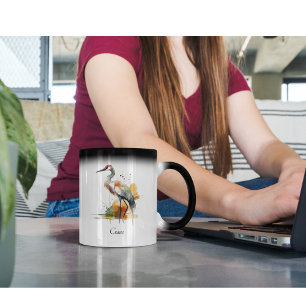 Mug Magique Grue errante, personnalisé