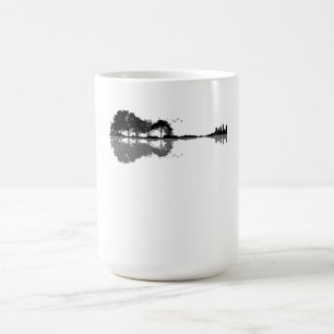 Mug Magique Guitare acoustique Nature Est Musique Bass Guitari