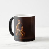 Mug Magique Guitare électrique en feu (Devant gauche)