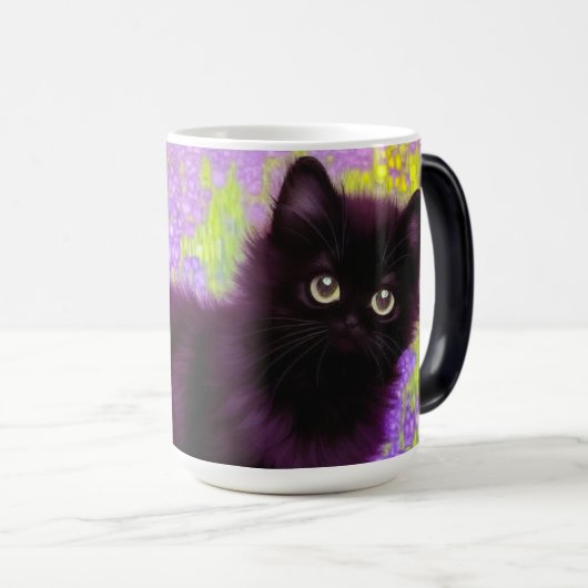 Mug Magique Gustav Klimt Black Kitten (Devant droit)