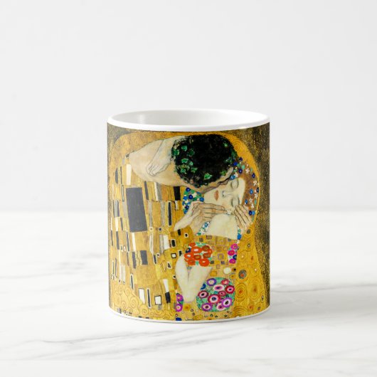 Mug Magique Gustav Klimt - Le baiser / Saint Valentin (Centre)