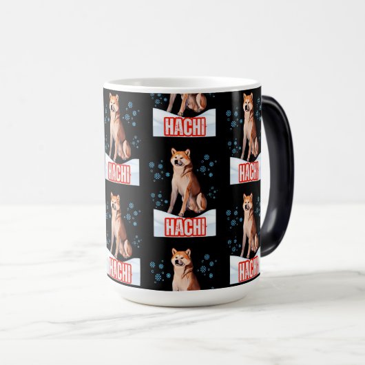 MUG MAGIQUE HACHIKO (Devant droit)