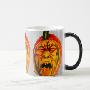 MUG MAGIQUE HALLOWEEN EERIE CITROUILLE FACE