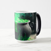 Mug Magique Halloween en cauldron de sorcière bouillonnante (Devant droit)