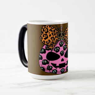 Mug Magique Halloween, motif crâne, visage citrouille, moderne