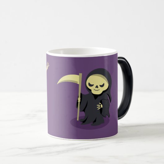 Mug Magique Halloween Squelette Dracula Mummy Griffe Reaper (Devant droit)