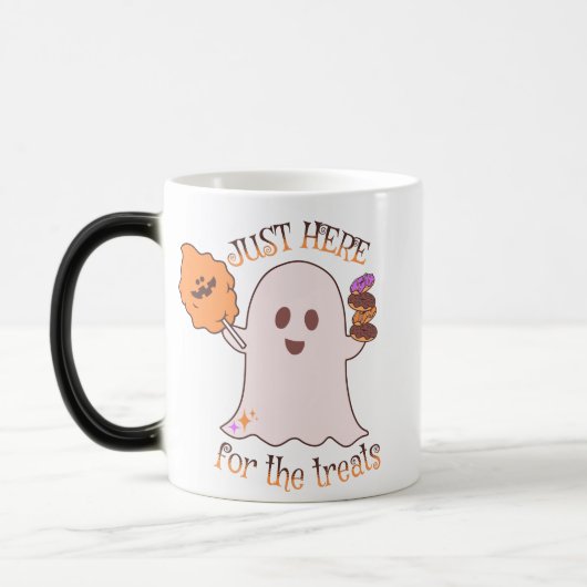 Mug Magique Halloween Traite Ghost et Sweets Party (Gauche)