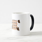 Mug Magique Hand holding a piece of Valentine's chocolate (Devant droit)