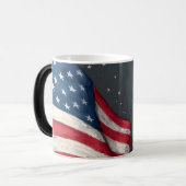 Mug Magique Happy 4th of July Vintage Flag Illustration Art (Devant gauche)