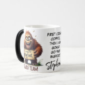 Mug Magique Happy Bigfoot Sasquatch Search Team (Devant gauche)
