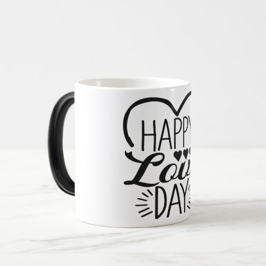 Mug Magique happy love day (Devant gauche)