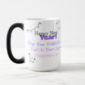 Mug Magique Happy New Year 2026 Funny Quote Gift, (Gauche)