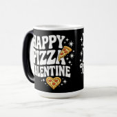 Mug Magique Happy Pizza Valentine Funny Pizza Love Design (Devant gauche)
