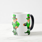 MUG MAGIQUE HAPPY ST.PATRICK'S DAY CUTE LEPRECHAUN (Devant droit)
