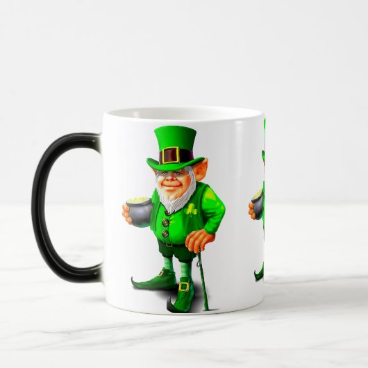 MUG MAGIQUE HAPPY ST.PATRICK'S DAY CUTE LEPRECHAUN (Gauche)